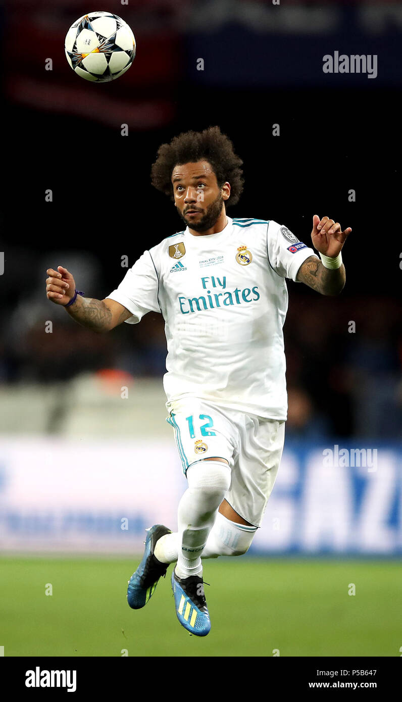 Real Madrid's Junior Marcelo Stock Photo