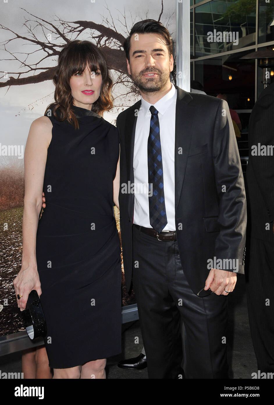 Ron livingston and rosemarie dewitt hires stock photography and images