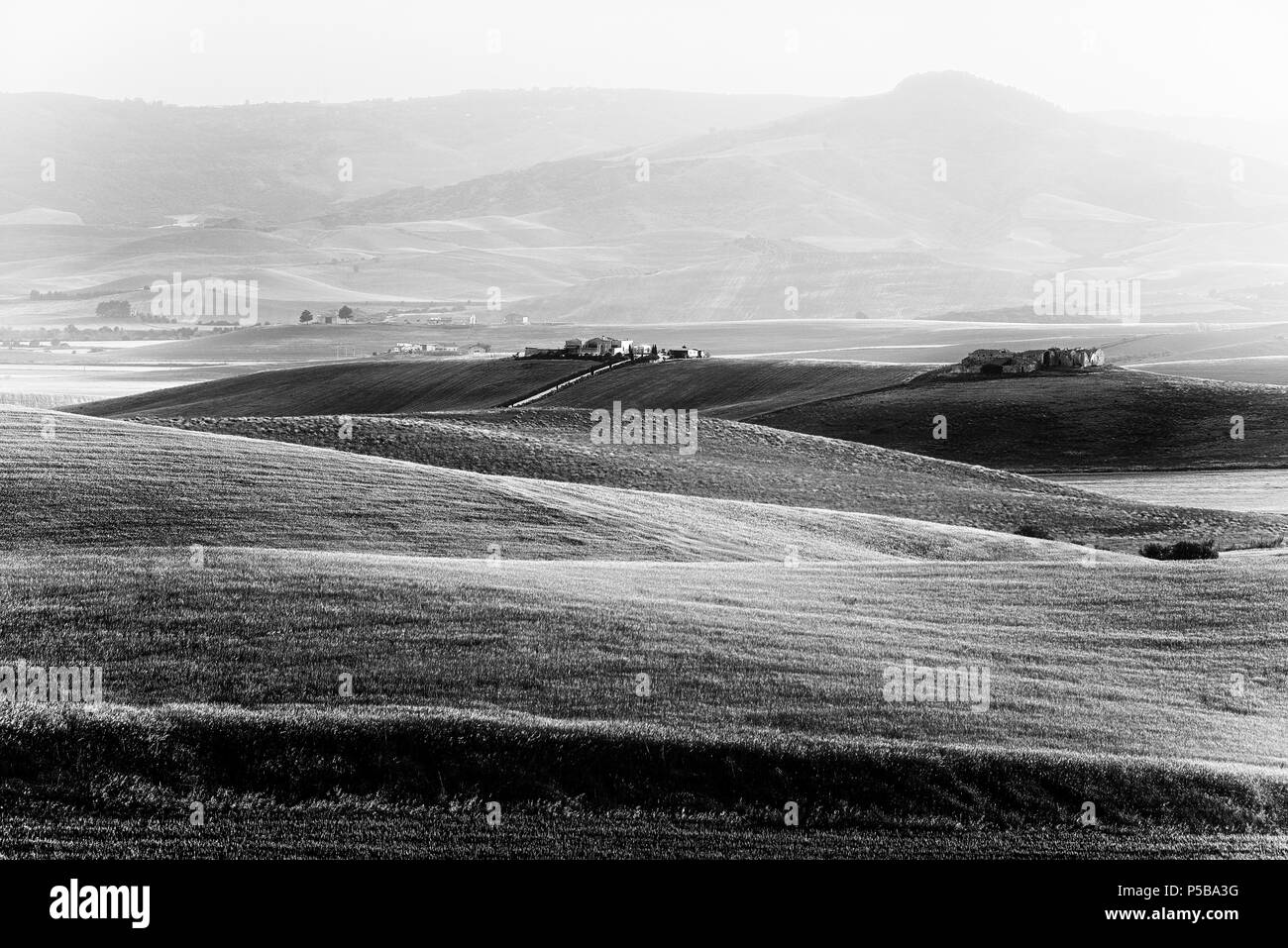 Medieval farm countryside Black and White Stock Photos & Images - Alamy