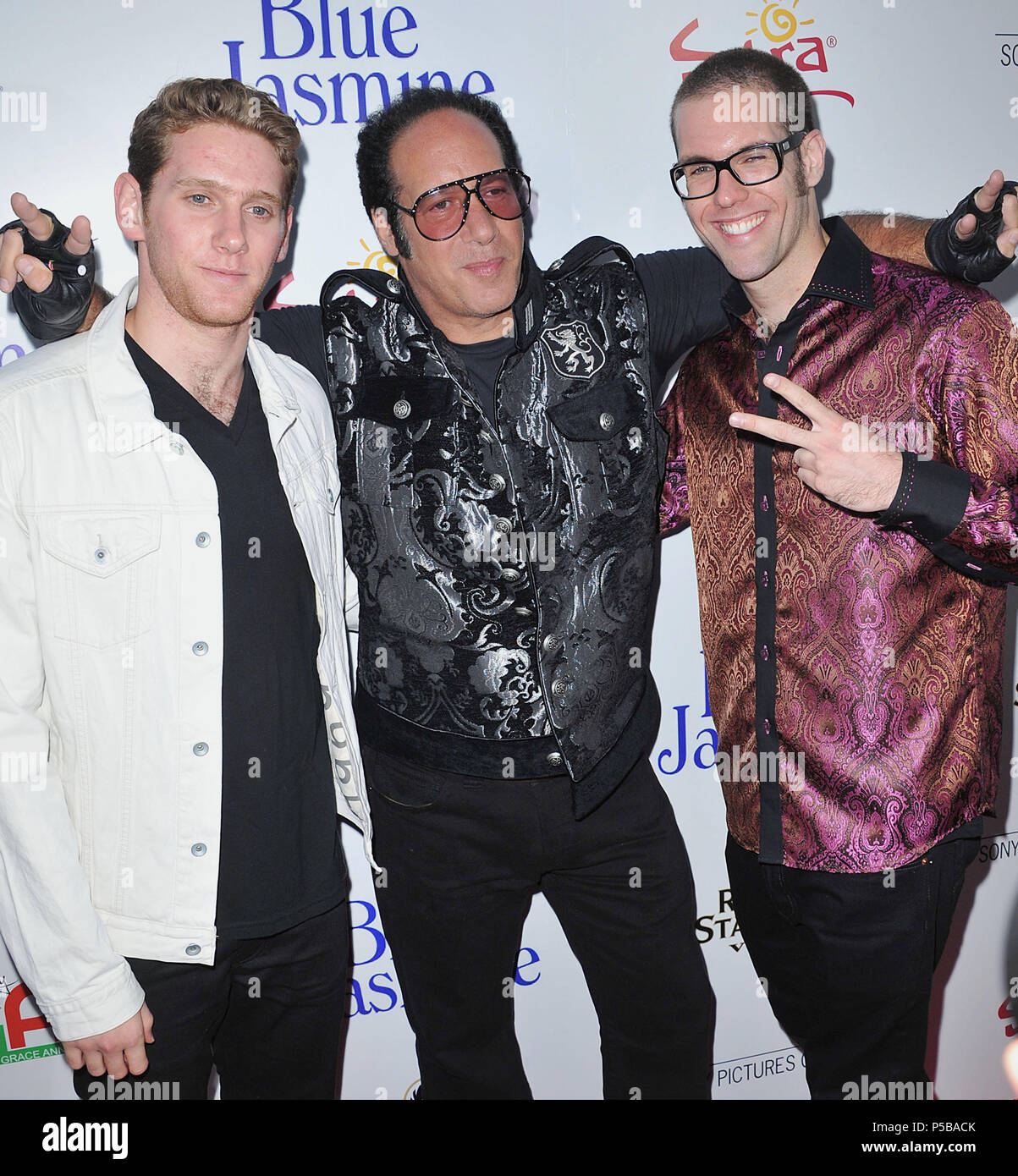 Andrew dice clay and kids red carpet event hires stock photography and