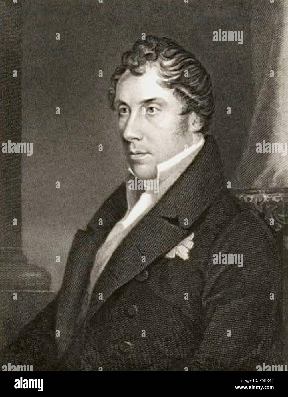 N/A. An engraving of George Hamilton-Gordon, 4th Earl of Aberdeen (28 January 1784 – 14 December 1860). A facsimile signature 'Aberdeen' is featured below the title. Published in London in 1846 by Fisher, Son &Co.. Engraved by   Thomas Woolnoth  (1785–1857)    Alternative names T. Woolnoth; Thomas A. Woolnoth; Sr. Thomas Woolnoth; Thomas, Sr. Woolnoth  Description English painter, engraver and printmaker  Date of birth/death 1785 1857  Location of birth/death London Audlem  Work location London; Edinburgh  Authority control  : Q16859233 VIAF:95770889 ULAN:500014663 RKD:85562    from National P Stock Photo