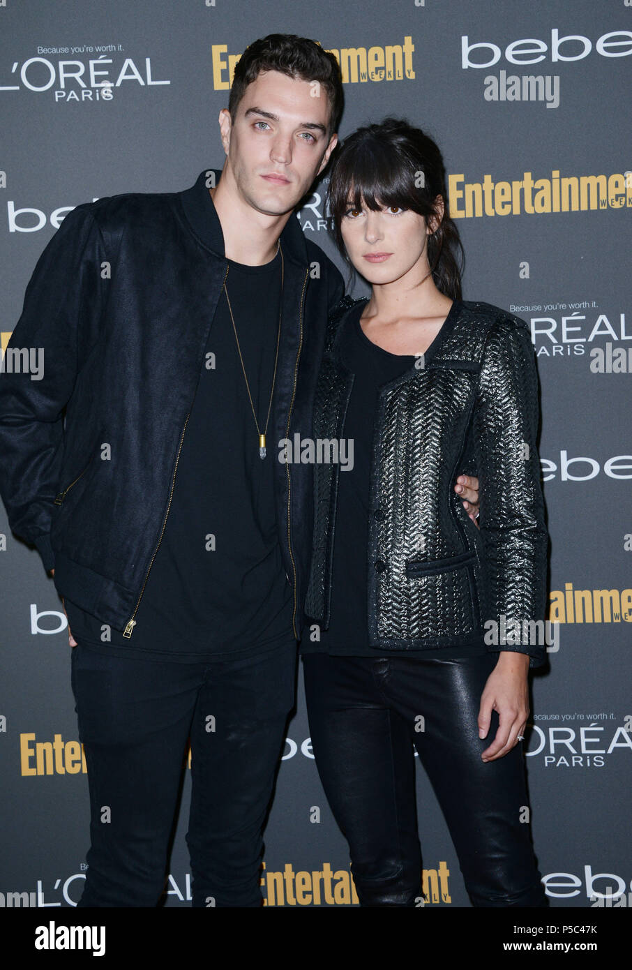 Shenae grimes and josh beech red carpet event hi-res stock photography