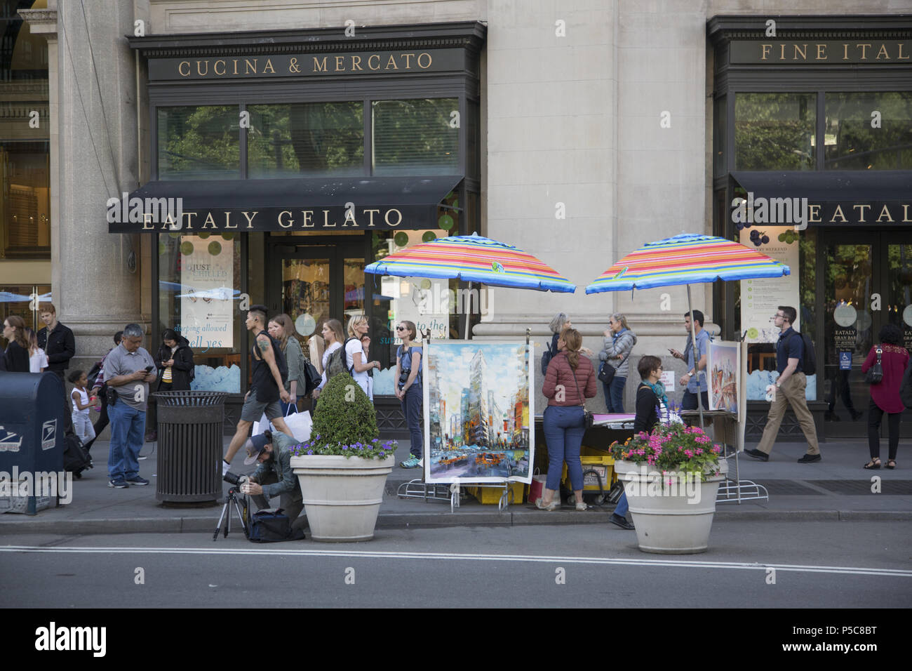 The Eataly store and Caffè Lavazza at 200 5th Avenue in the Flatiron