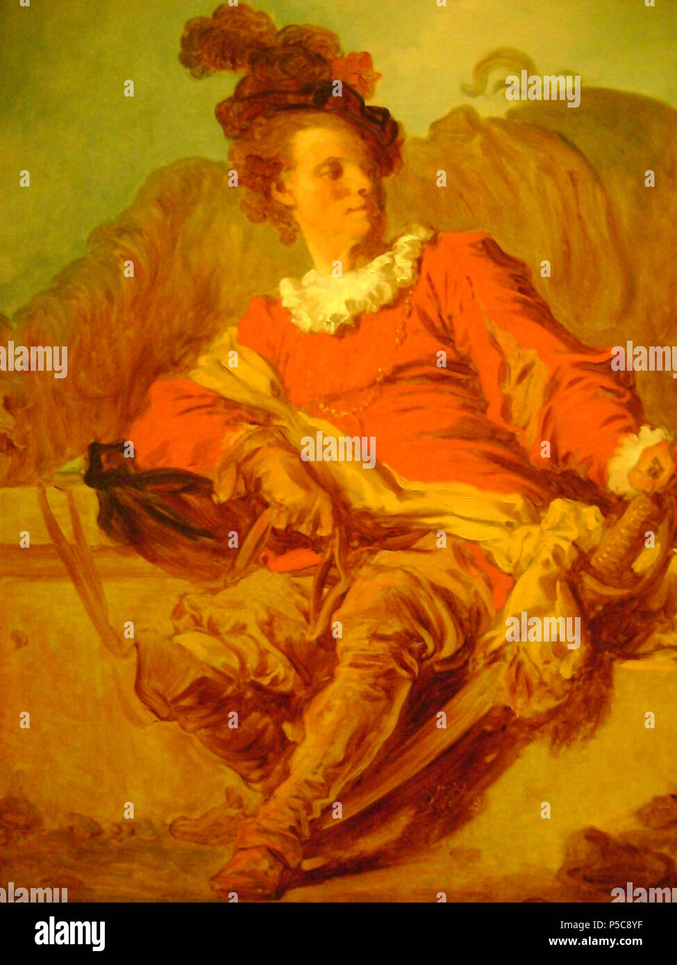 Gravure Ancienne Italie Palais Tanaro – Carrache Fragonard Saint Non 1772