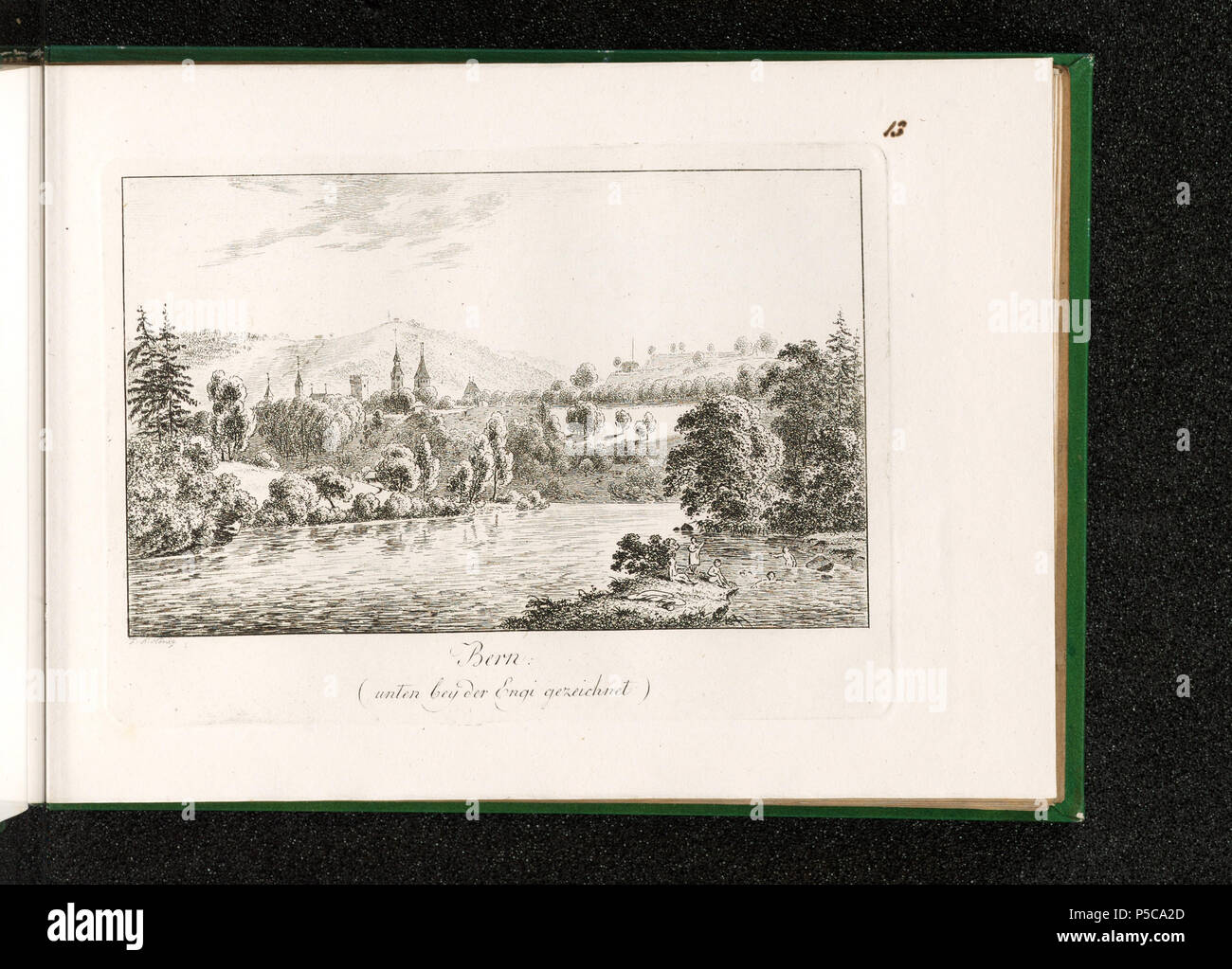 Prints and Drawings Department . Bern: (unten bey der Engi gezeichnet ...