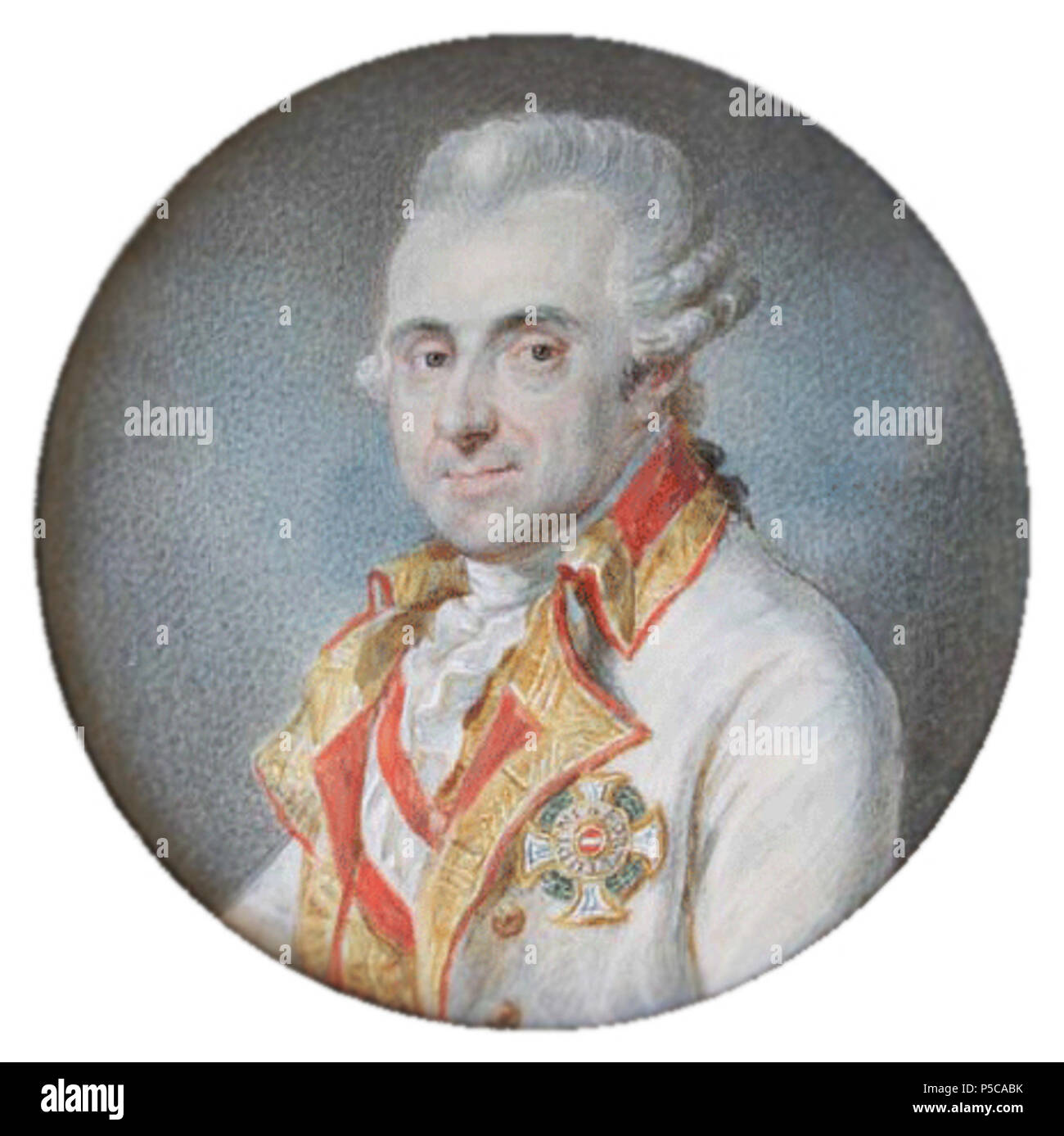 N/A. Français : Portrait de Joseph de Ferraris (1784) . 19 June 2011. décédé depuis plus de 100 ans 373 Comte Joseph de Ferraris Stock Photo