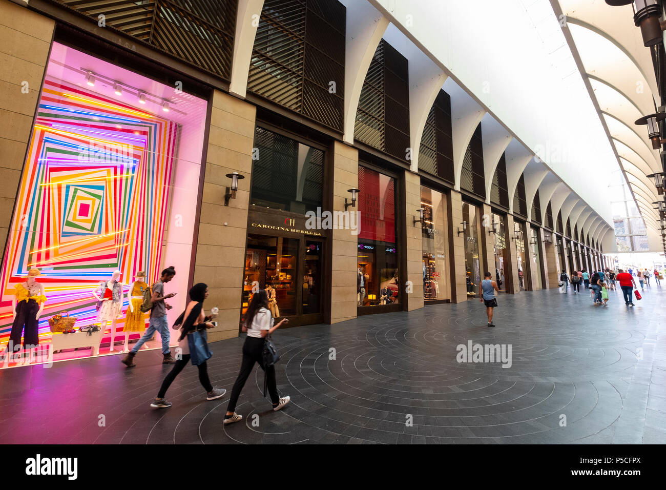 Interior of new modern Beirut Souks retail development in Downtown Beirut, Lebanon Stock Photo