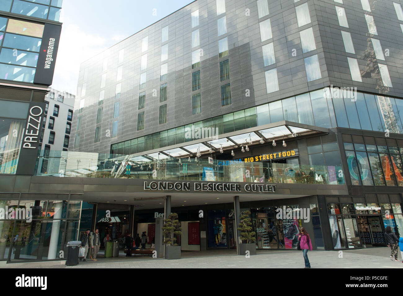 The London designer outlet is a new outlet mall in Wembley Stock Photo -  Alamy