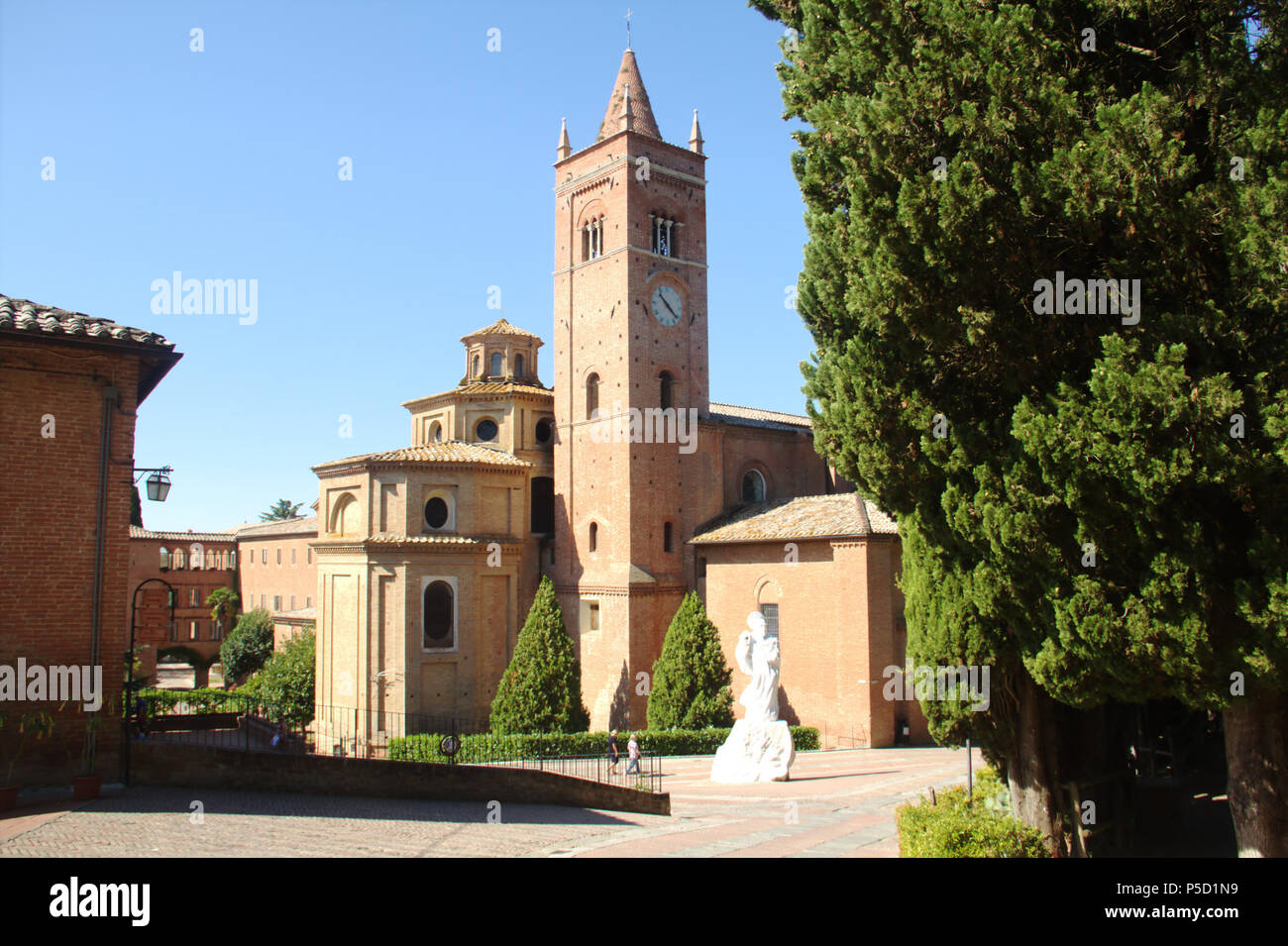 N/A. English: Abbazia di Monte Oliveto Maggiore . 25 August 2011. Niels Elgaard Larsen 51 AbbaziadiMonteOlivetoMaggiore Stock Photo