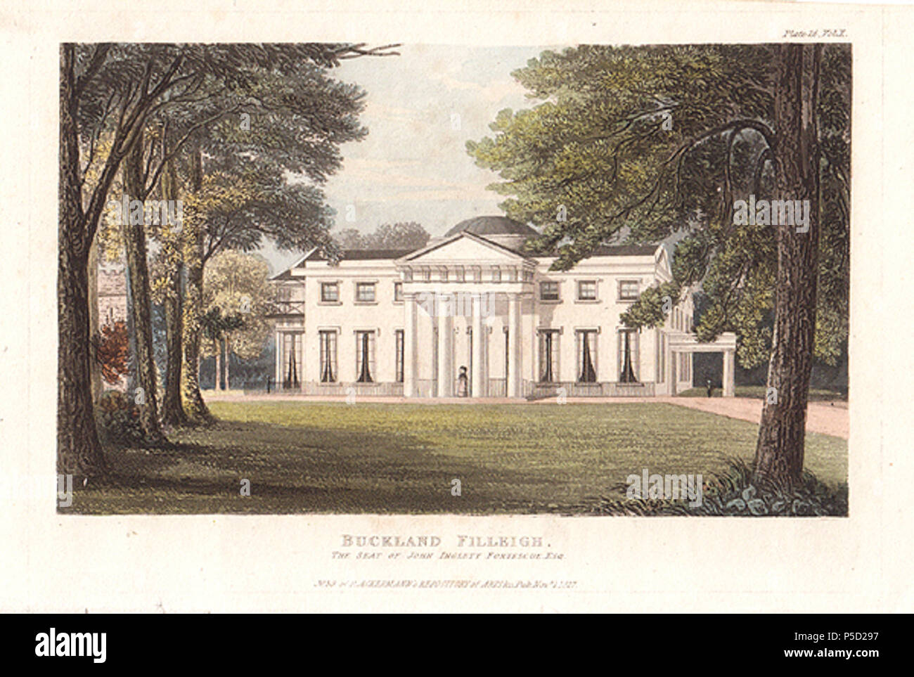N/A. English Buckland House, Buckland Filleigh, Devon. East front, the