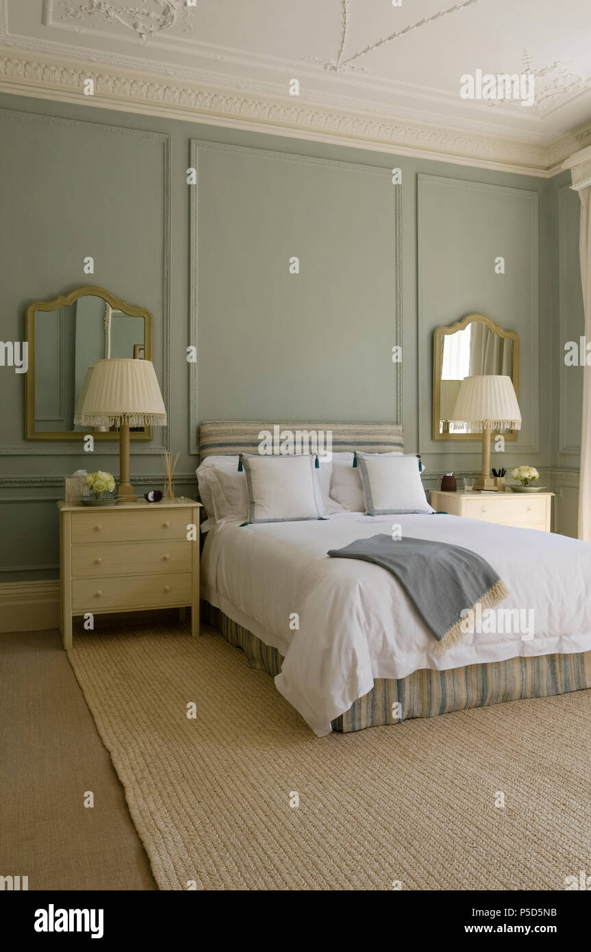 Luxurious bedroom Stock Photo