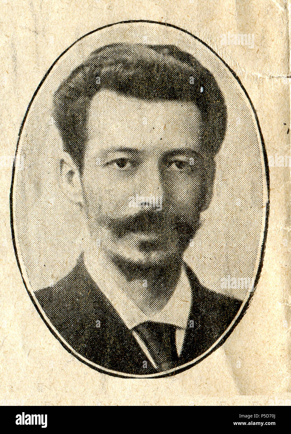 N/A. English: Ivan Aleksinskiy, a member of the First Russian State Duma . 1906. Unknown photographer 80 Aleksinski I P Stock Photo