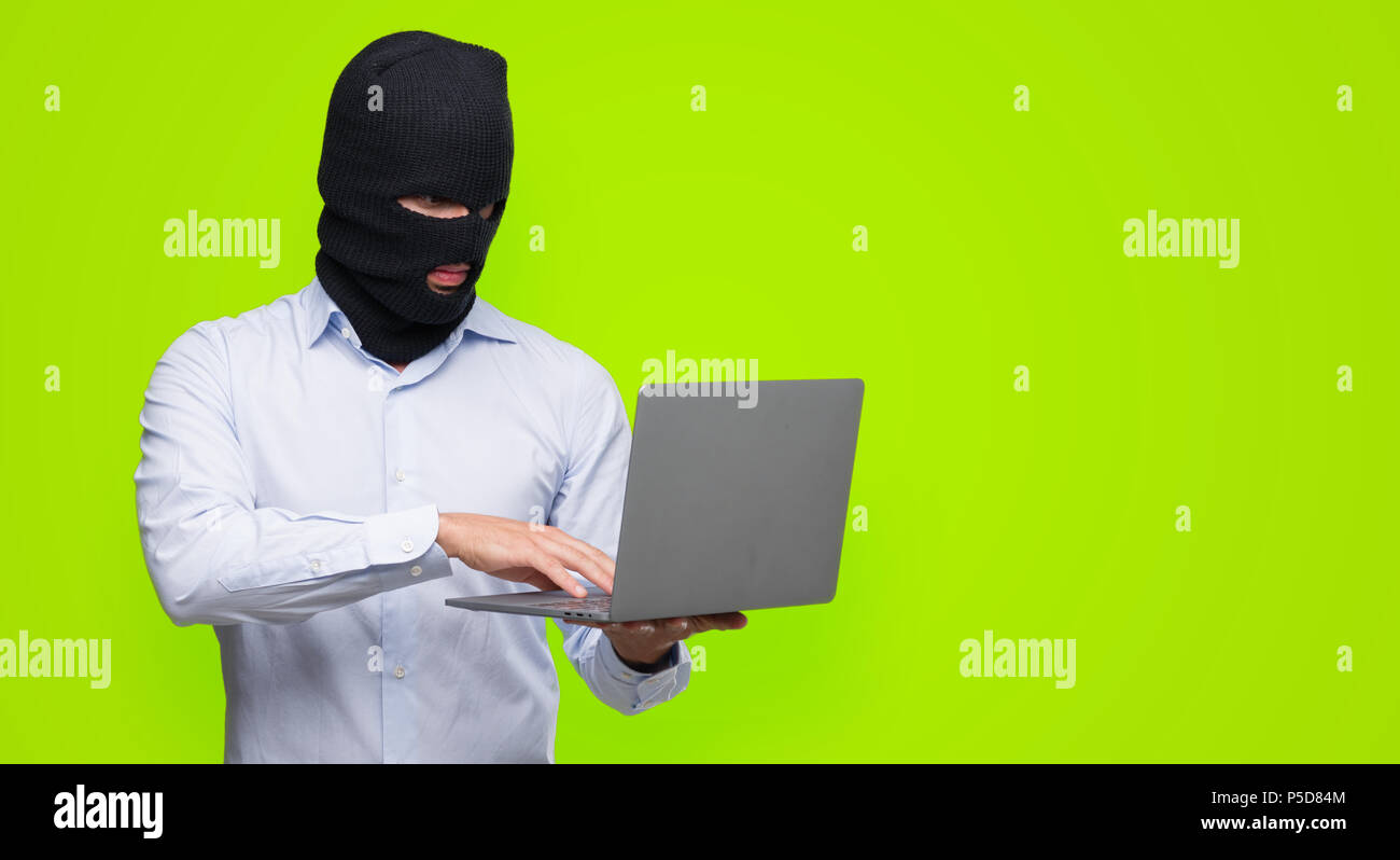 Handsome hacker thinking serious closeup hi-res stock photography and ...