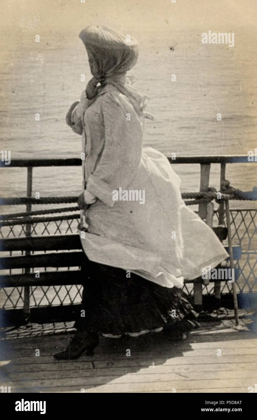 N/A. English: Lady with hat . circa 1900.   Edward Linley Sambourne  (1844–1910)     Alternative names E. Linley Sambourne; Linley Sambourne  Description British cartoonist and photographer  Date of birth/death 4 January 1844 3 August 1910  Location of birth/death London London  Work location Punch Magazine  Authority control  : Q504621 VIAF:89860819 ISNI:0000 0001 1577 4840 ULAN:500010494 LCCN:n85038576 Oxford Dict.:35923 WorldCat 495 Edward Linley Sambourne Lady Stock Photo