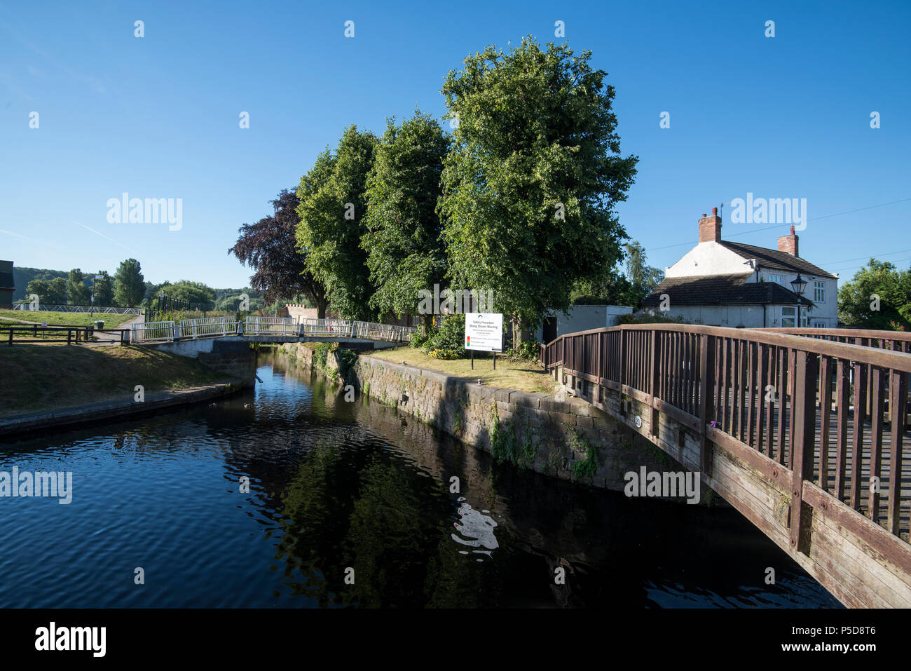 Beeston Lock, Nottinghamshire England UK Stock Photo