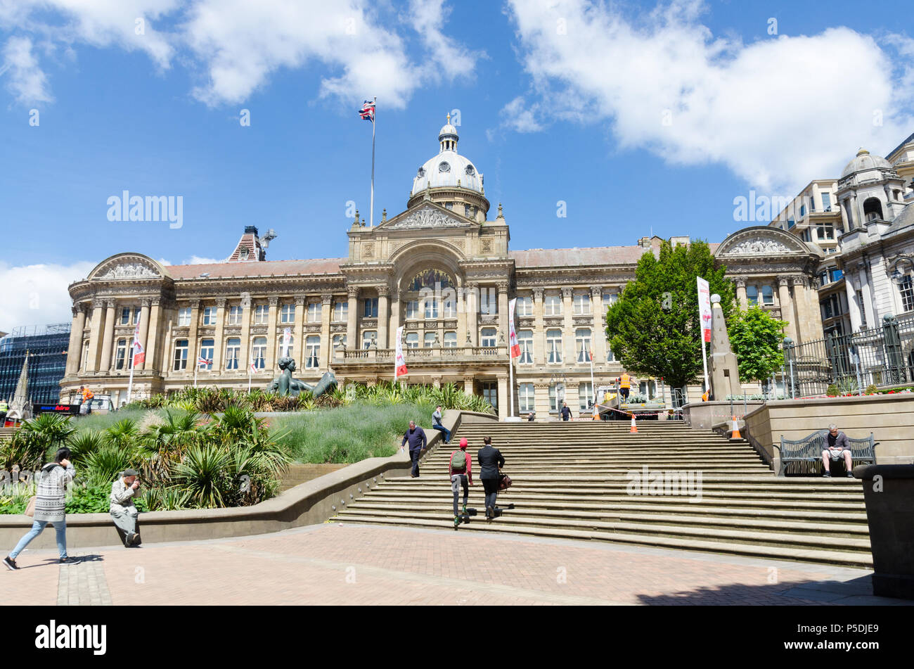 Birmingham Council House in Victoria Square in the centre of Birmingham