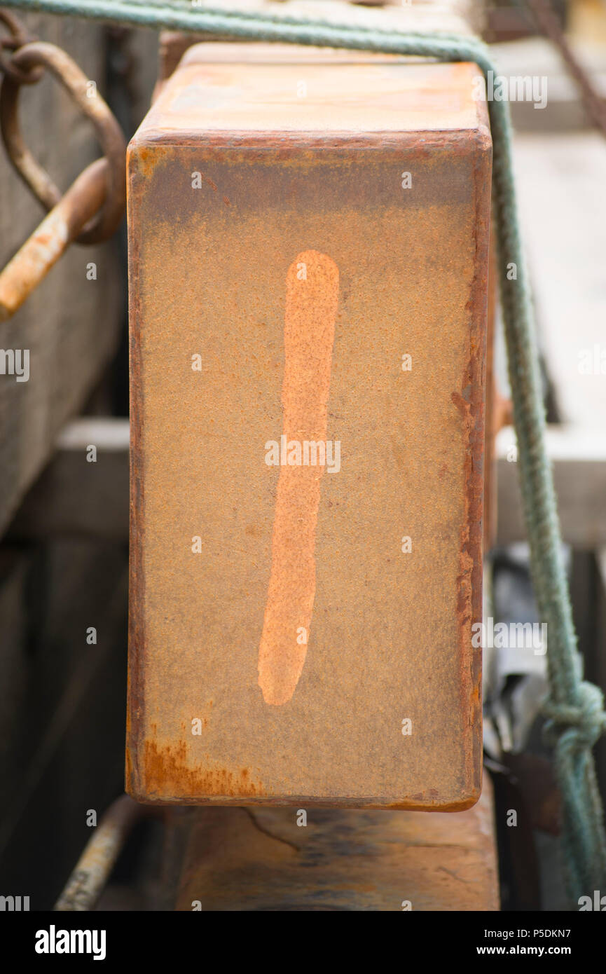 Industrial Numbers 1 Stock Photo Alamy