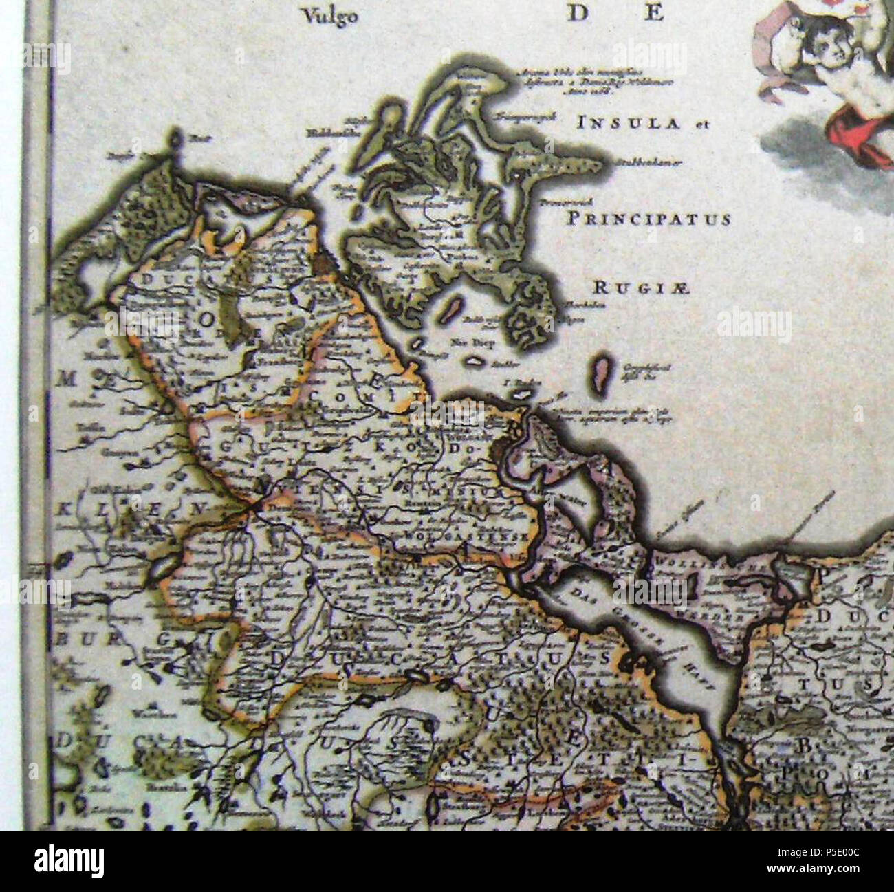 N/A. Grafschaft Gützkow . 1690. Frederik de Wit (1610-1698) 152 Ausschnitt Pommern 1690 Stock Photo