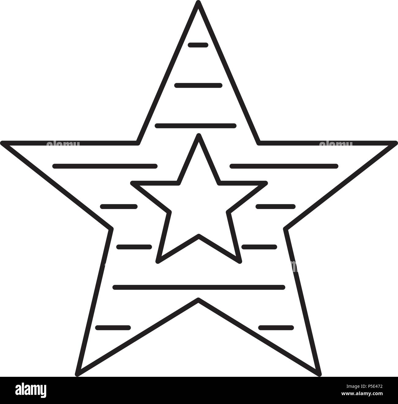 Isolated stars and stripes Black and White Stock Photos & Images - Alamy