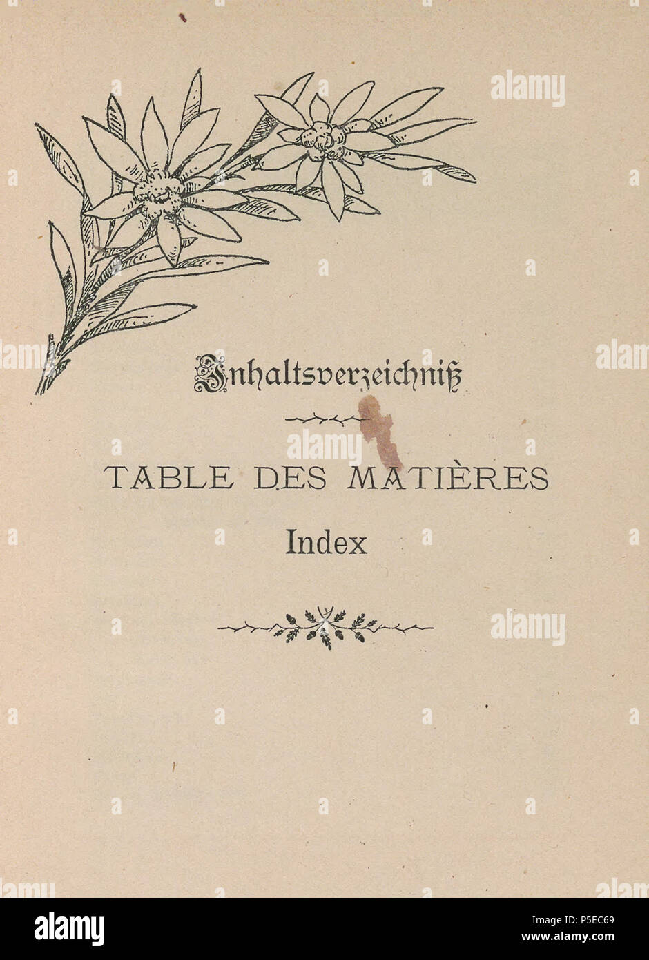N A Deutsch 200 Schweizer Bilder Inhaltsverzeichnis Francais 200 Schweizer Bilder Table Des Matieres English 200 Schweizer Bilder Index Circa 1890 Lauterburg Emil 314 Ch Nb 200 Schweizer Bilder Nbdig 18634 Page407 Stock Photo Alamy