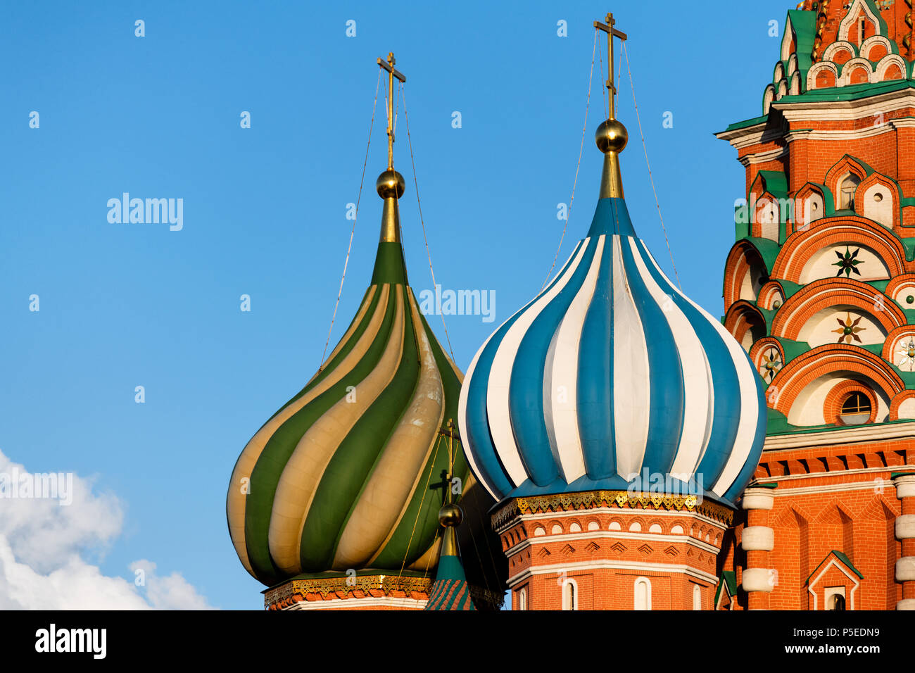 Saint Basil's Cathedral in Moscow's Red Square Stock Photo