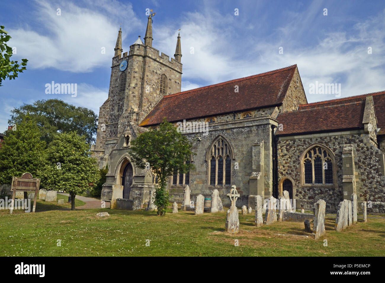 Hailsham Parish Church, Hailsham, East Sussex, England Stock Photo