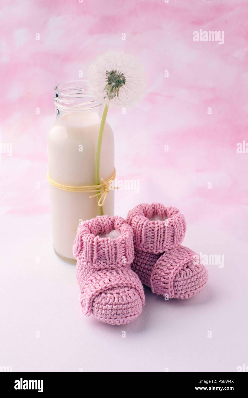 Its a girl pink theme baby shower or sip and see party background with