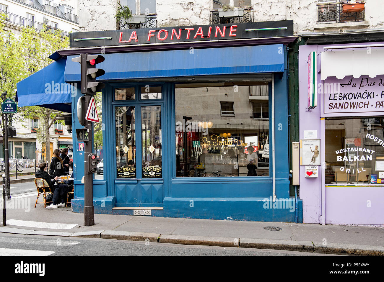 The French traditional cafe Stock Photo - Alamy