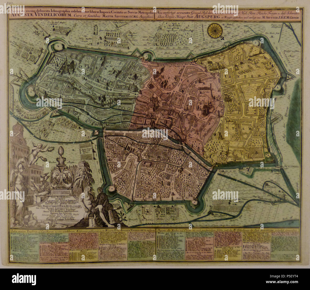 Augsburg karte hi-res stock photography and images - Alamy