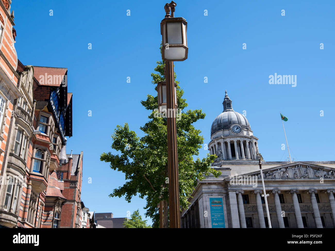 The Council House from Long Row in Nottingham City, Nottinghamshire England UK Stock Photo Alamy