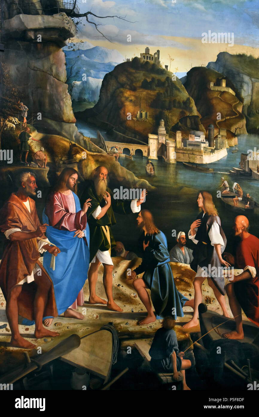 Vocation of the sons of Zebedee by MAMARCO BASAITI Venice 1470 1530