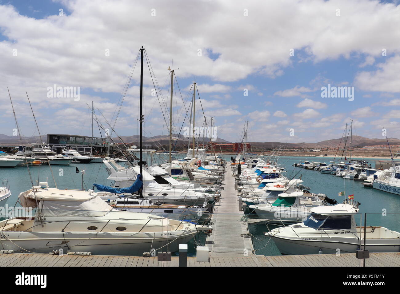 port on fuerteventura Stock Photo