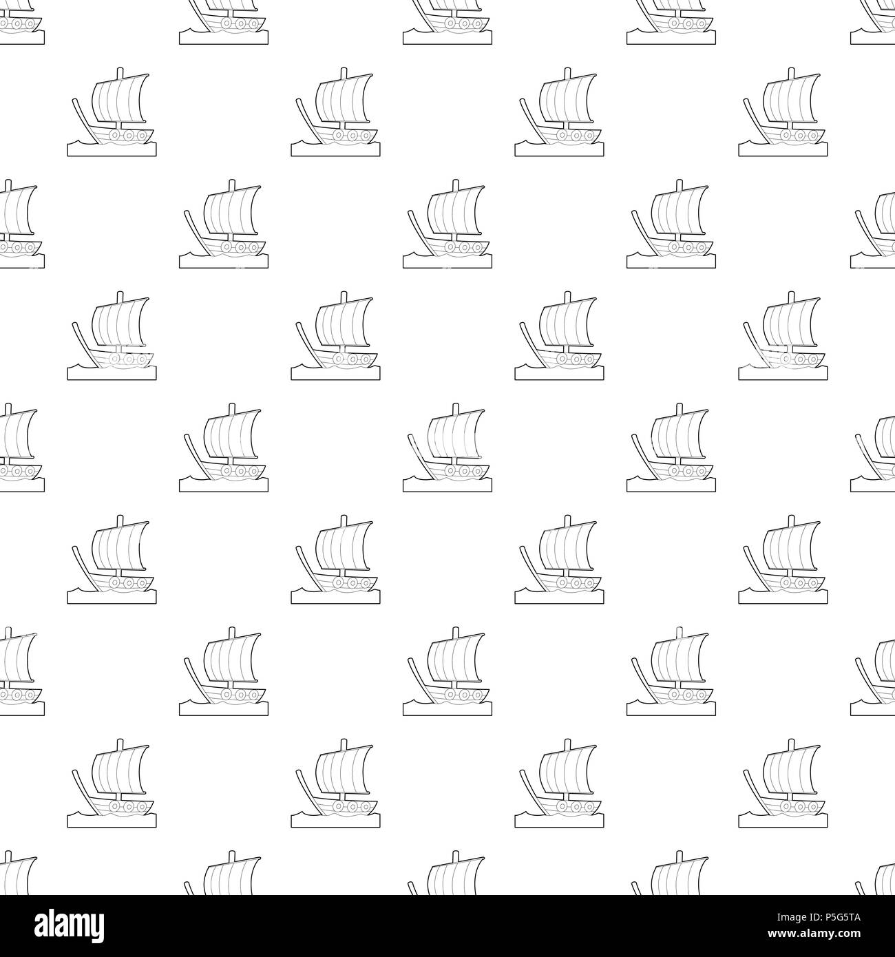 Sailing ship icon , outline style Stock Vector Image & Art - Alamy