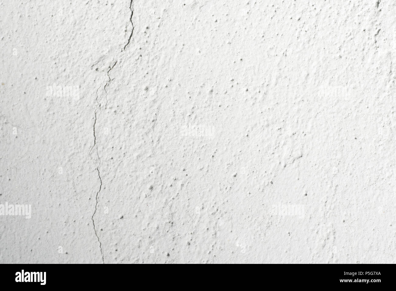 White Plaster Wall Texture. Empty Bright Plaster Background Stock Photo