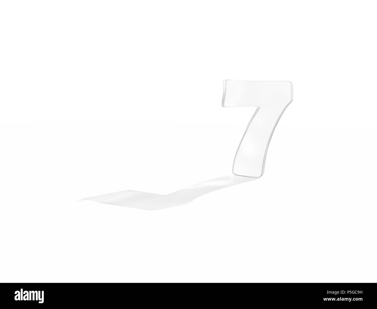 typography 3d render isolated on white background Stock Photo - Alamy