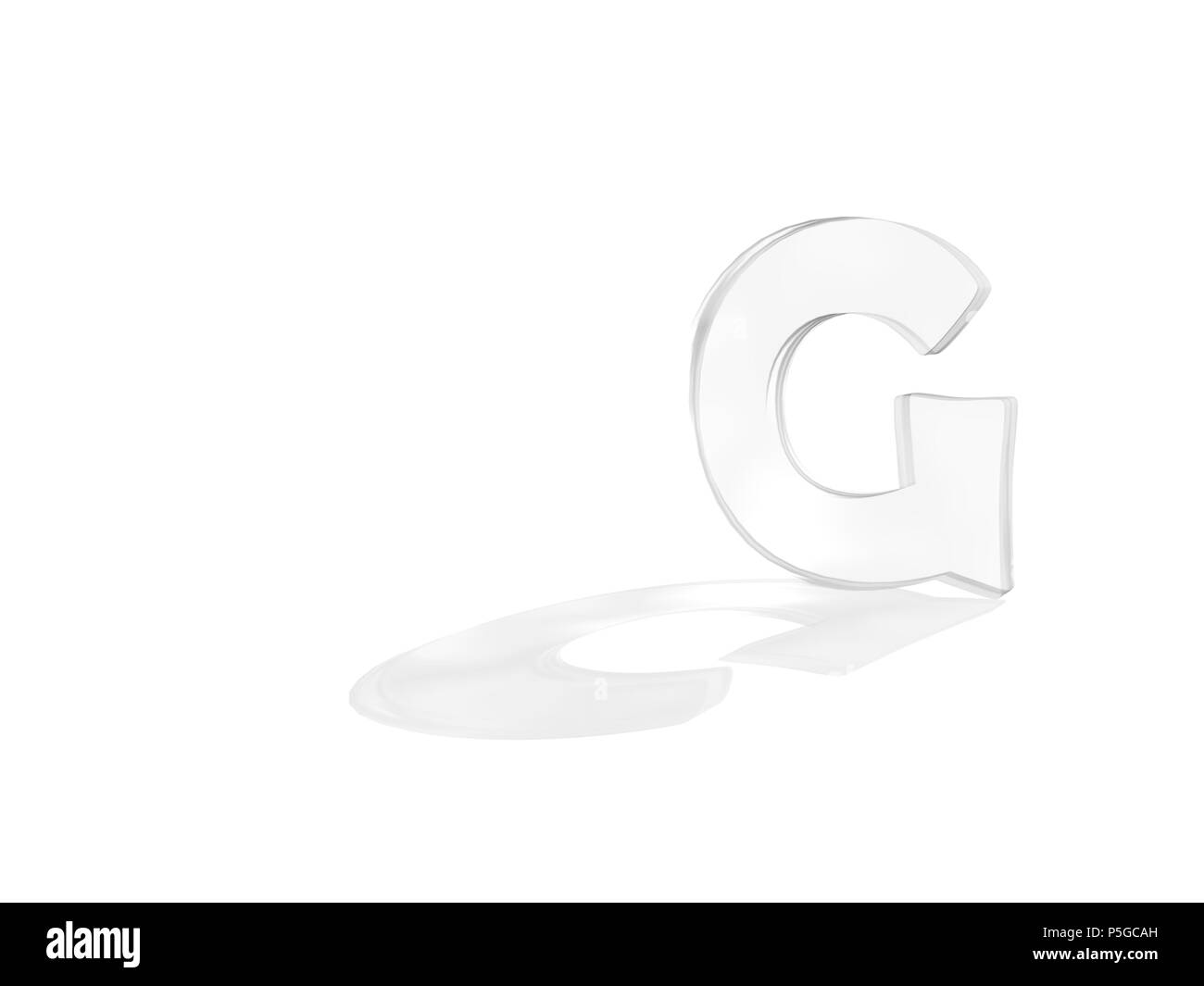typography 3d render isolated on white background Stock Photo - Alamy