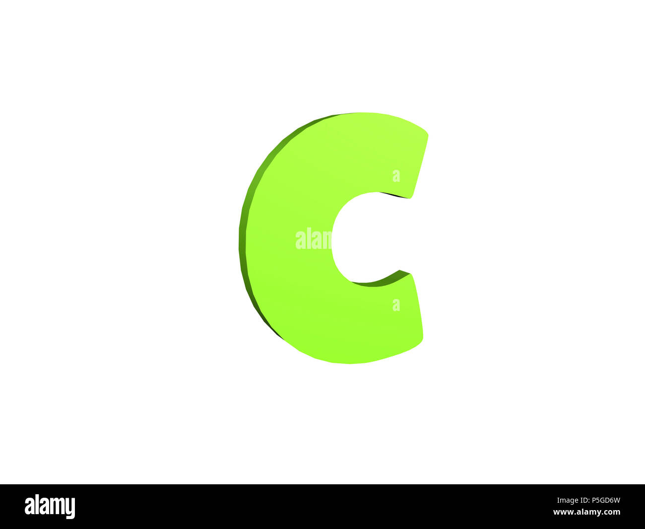 typography 3d render isolated on white background Stock Photo - Alamy