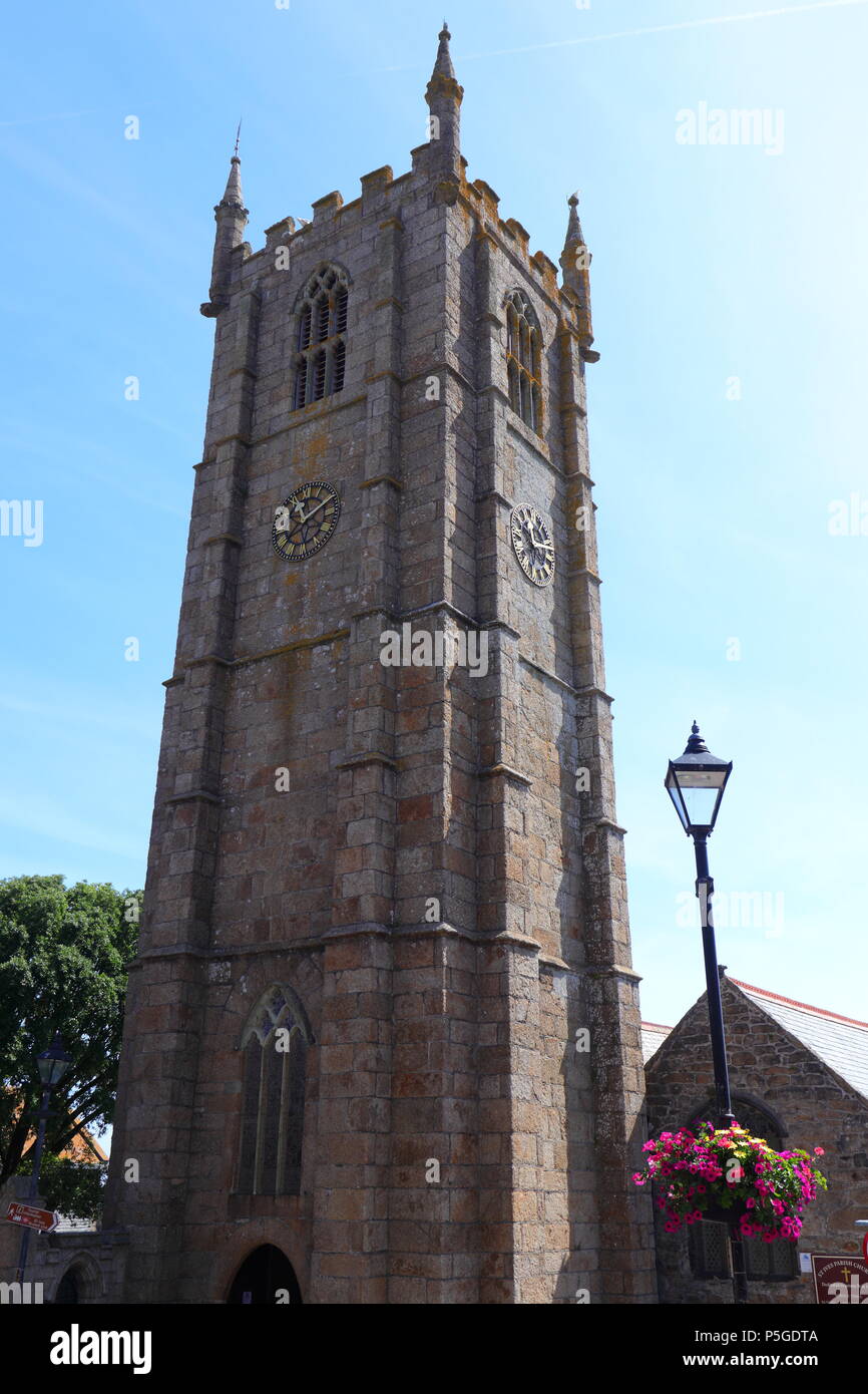 St La's Church St Ives, Cornwall Stock Photo Alamy