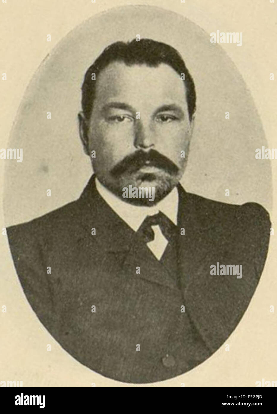 N/A. English: Stepan Vasilyevich Anikin, a member of the First Russian State Duma . 1906. Unknown photographer 102 Anikin Stepan Vasilevich Stock Photo