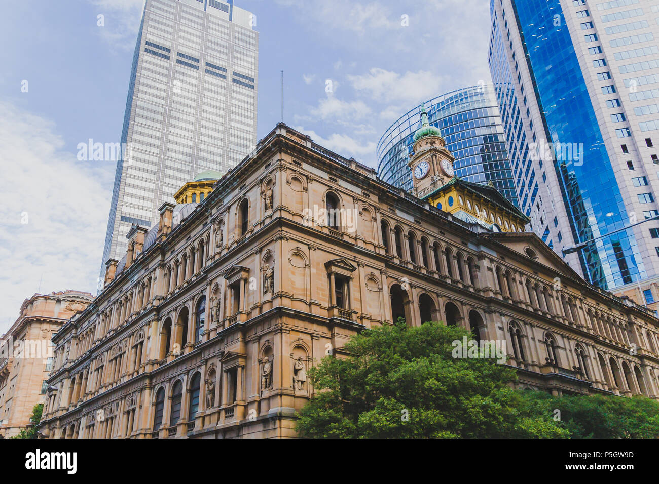 The Rocks Area SYDNEY, AUSTRALIA - December 26th, 2014: detail of the historical The ...