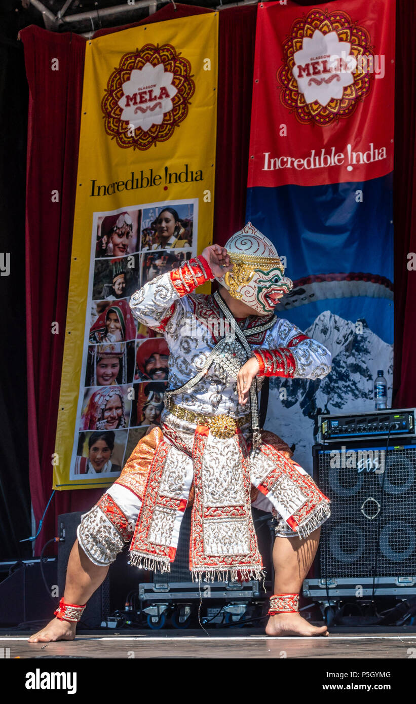 Male Dancer From The Thai Dance Academy London Performing At