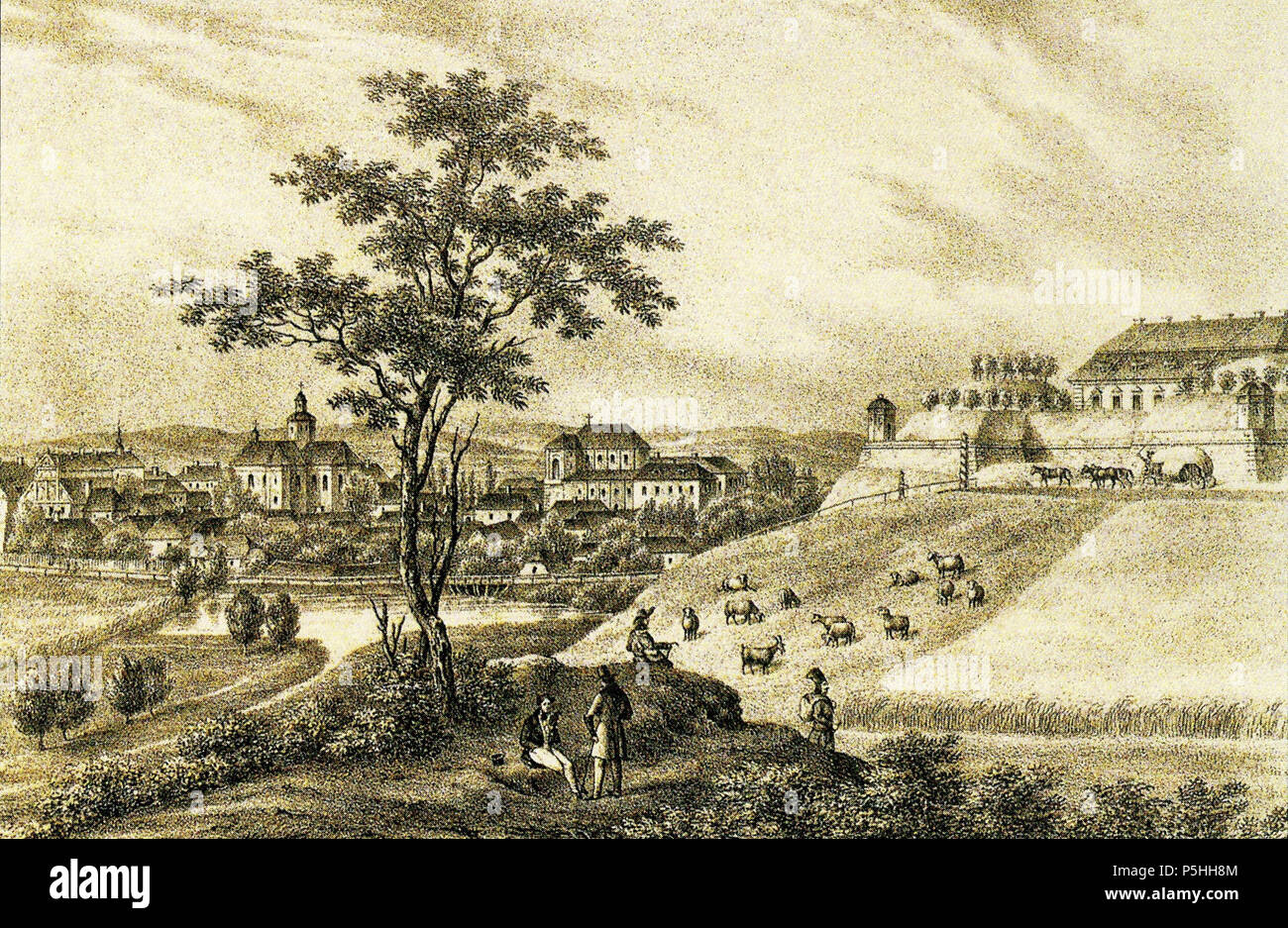 60 AdamGorczyński.Złoczów1840 Stock Photo