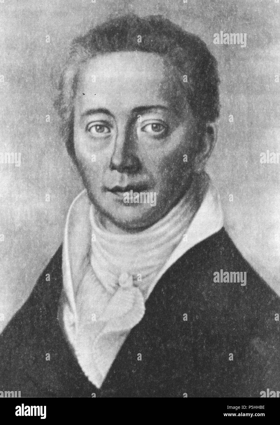 N/A. Christian Jakob Zahn als Student, 1783–1787. 1787. Unknown 344 Christian Jakob Zahn als Student Stock Photo