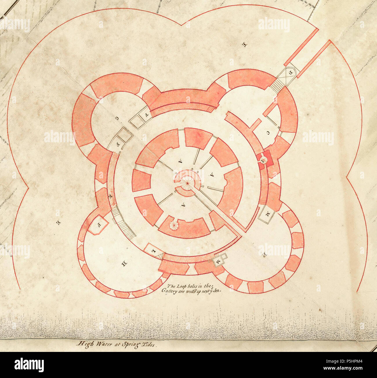 Map Of Walmer Kent N/A. 1725 Map Of Walmer Castle, Kent - Shortly Before Rebuilding Into The  Duke Of Kent Apartments. 1725. Unknown (Probably British Navy Staff) 21  1725 Walmer Castle Plan Rotated Stock Photo - Alamy