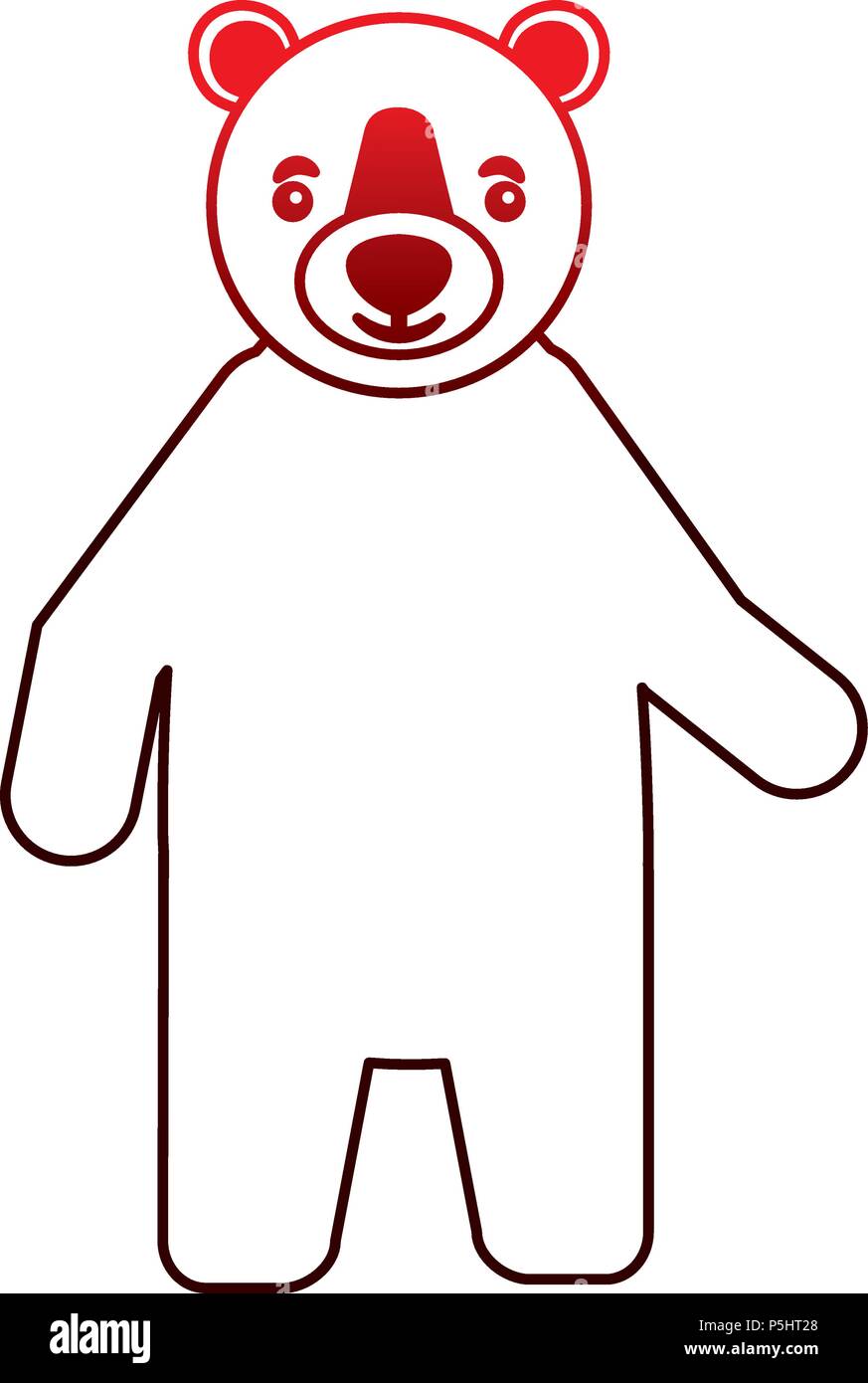 bear grizzly isolated icon vector illustration design Stock Vector ...