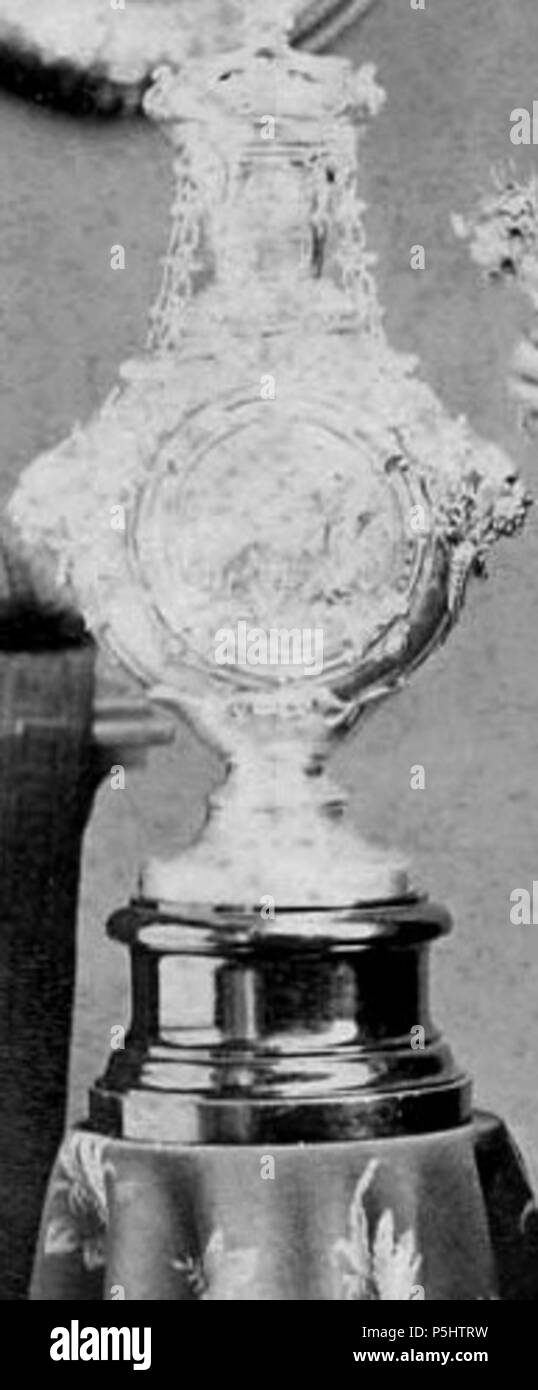 N/A. English: The silver christening cup given to Prince Albert Edward Kamehameha by Queen Victoria of the United Kingdom. circa 1883. James J. Williams photographer, Honolulu 73 Albert Kamehameha's silver christening cup Stock Photo