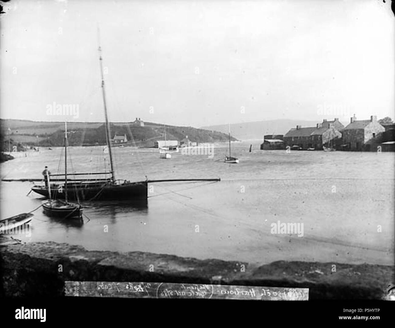 [Abersoch harbour after the great gale of October 1896] [graphic].. 1 negative : glass, dry plate, b&w ; 16.5 x 21.5 cm. 1896.   John Thomas  (1838–1905)     Description British photographer specialising in landscape images of Wales  Date of birth/death 14 April 1838 October 1905  Location of birth/death Lampeter Liverpool  Authority control  : Q3403561 VIAF:48732962 ISNI:0000 0000 6706 7024 ULAN:500069014 LCCN:nb2002016293 Open Library:OL5364581A WorldCat 53 Abersoch harbour after the great gale of October 1896 NLW3361170 Stock Photo