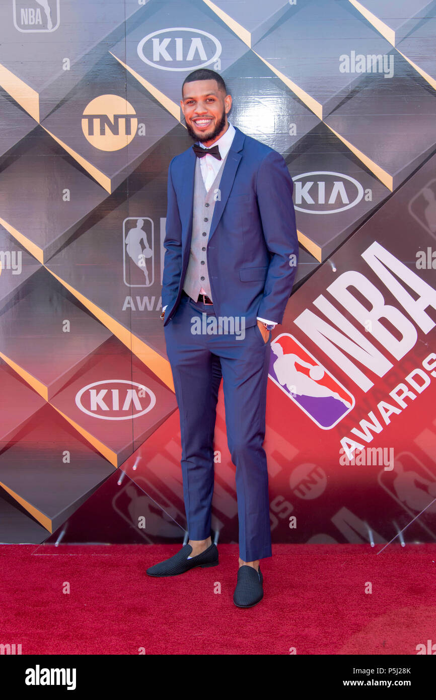 Santa Monica, USA. 25th Jun, 2018. Sarunas Jackson attends 2018 NBA Awards Show from Barker
