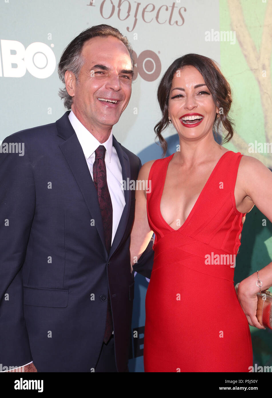 Hollywood, Ca. 26th June, 2018. Emmanuelle Vaugier, Vince Calandra