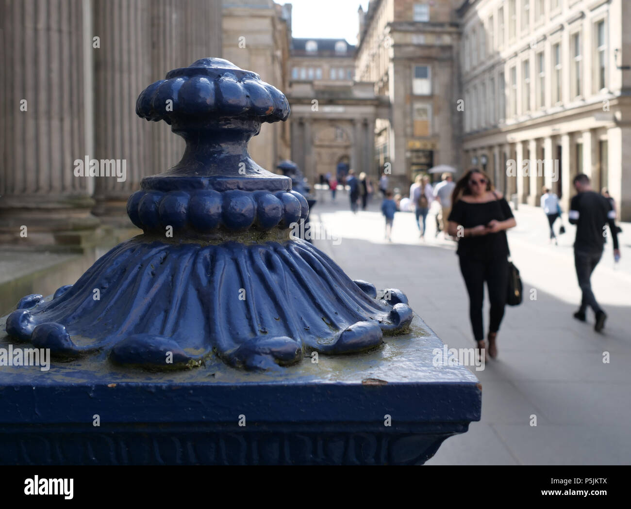 Royal Exchange Square, Glasgow, Scotland, United Kingdom Stock Photo